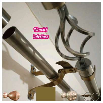 Elegant curtain rods (durable) image 1