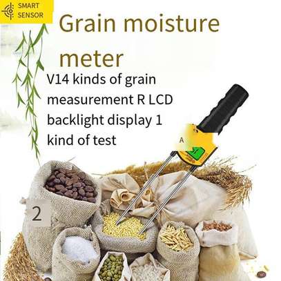 Digital LCD Grain Moisture Meter For Wheat Corn Rice Peanut image 2
