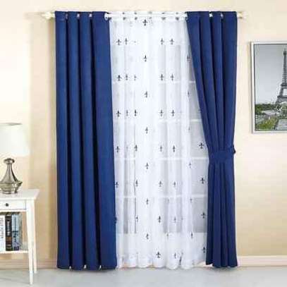 Heavy curtains. image 1