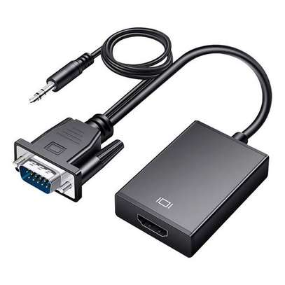 VGA To HDMI Converter Adapter Cable With Audio image 1