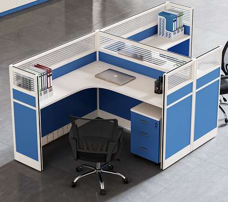 OFFICE DESK: 4 Way Beauty Office Workstation image 6