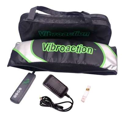 Vibroaction Slimming Mager Electric Waist Vibrating Fat Burning Exercise Weight Loss Mage Belt image 1
