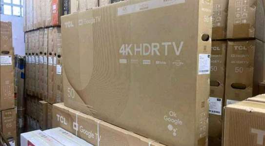 50 TCL Google smart UHD Television +Free TV Guard image 1