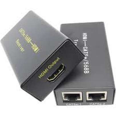 HDMI Extender via single cat6 up to 30M image 1