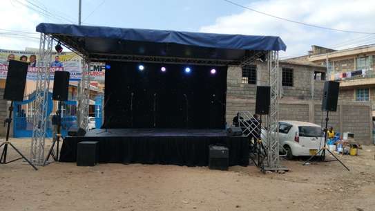Professional Portable Stage with Sound & Lighting image 7
