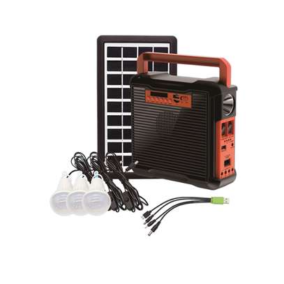Mini solar home emergency lighting system EP-395 kit image 1