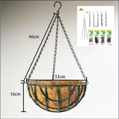 Hanging basket with coco liner image 3