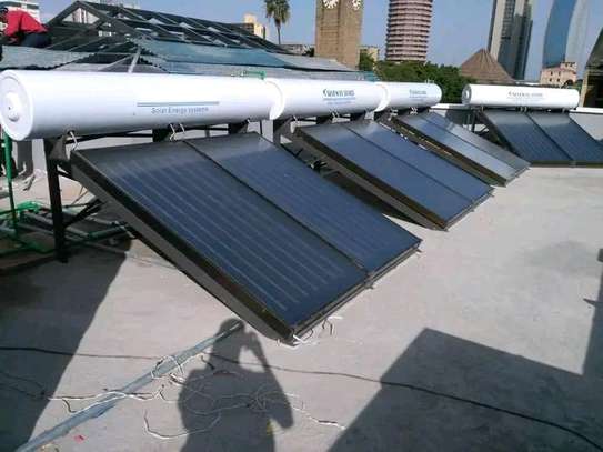 New stock Pressurised 300L Solar Water Heaters image 1