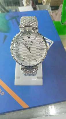Iced Rolex wrist watch image 2