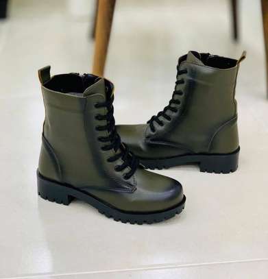 Ankle Platform Women Boots Chunky Designer Shoes image 2