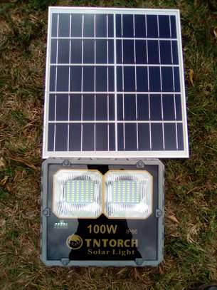 100 watts TNT torch solar flood light. image 1