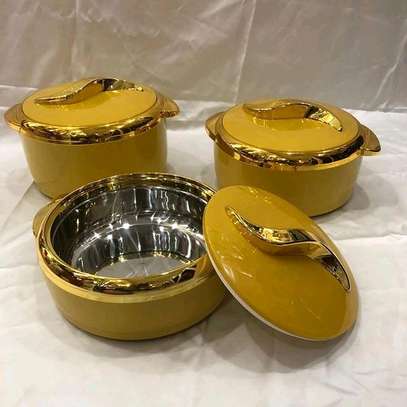 *A set of Luxury 3 piece  insulated Hotpots image 3
