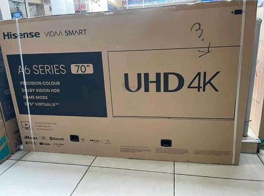 Hisense 70 smart UHD 4K Frameless +Free wall mount image 1