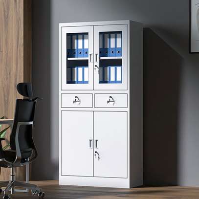 4-Door Steel File Cabinet With Drawers image 6