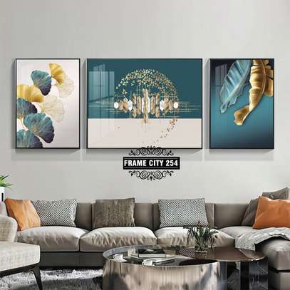 3Piece Art Framed With Glass image 5