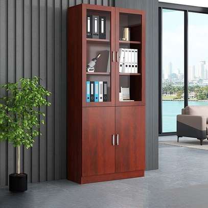 Office Cabinet: 2-Door Wooden Executive Cabinet image 1