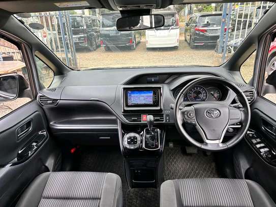 Toyota Noah 2017 model fully loaded black color image 2