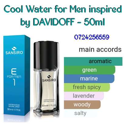 E1 -  Sansiro Cool Water by Davidoff Perfume for Men 50ml image 2