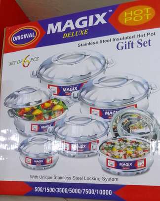 Stainless Steel Hot Pot set of 6 pcs image 1