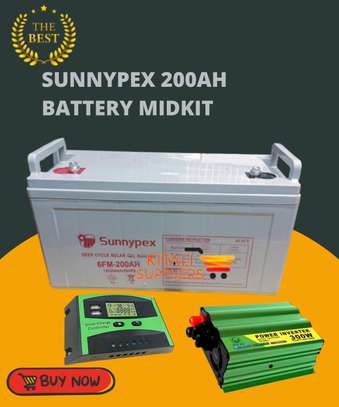 Sunnypex 200ah Battery With Free Inverter And Controller image 1