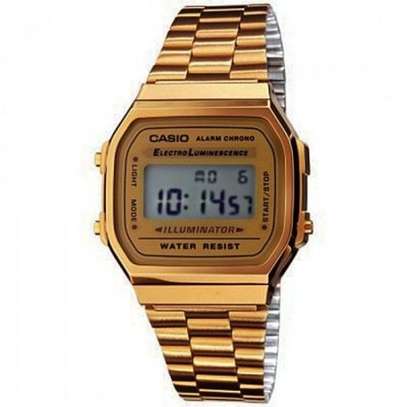 Casio A-168WG-9WDF Stainless Steel Watch - Gold image 3