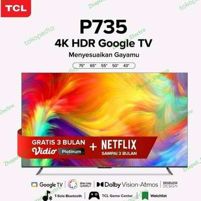 TCL 55 inches Smart 4K UHD Frameless Android Tv. image 1