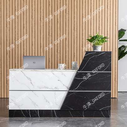 Modern Front Office Desk – Reception Counter [1600MM] image 1