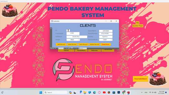 PENDO BAKERY MANAGEMENT SYSTEM | 2024 image 3