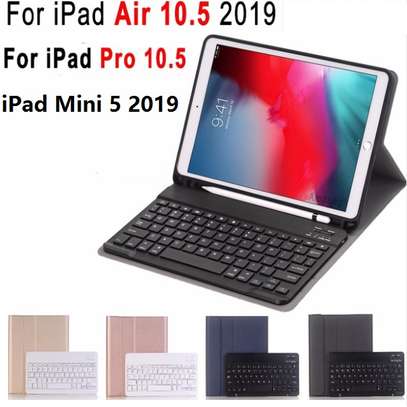 Detachable Smart Wireless Bluetooth folio Keyboard Kickstand Tablet Case For iPad Air 3 10.5 inches image 6