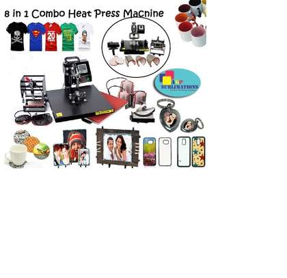8 In1 Combo Heat Press Machine image 1