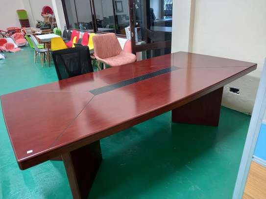 Boardroom Table: Red Mahogany 350CM Boardroom Table image 1