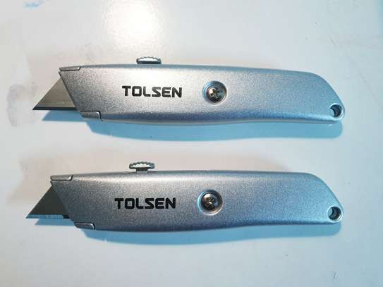 TOLSEN Retractable Utility Knife -Aluminium Box Cutter image 2