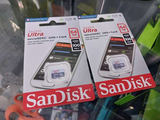 SanDisk Ultra 64 GB microSDXC Memory Card Up to 100 MB/s, image 2