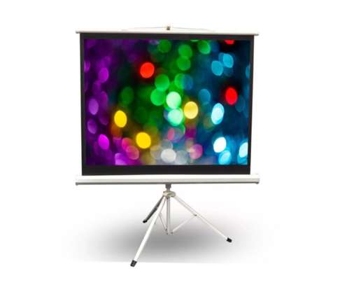 Tripod projection screen 84*84 (200*200cm) inches image 1