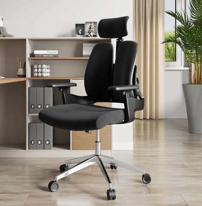 Ergonomic Fabric Office Chair with High Back image 3