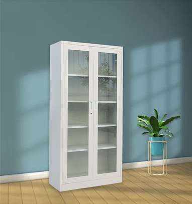 Office Cabinet; 2 Door Full Glass Filing Cabinet image 7