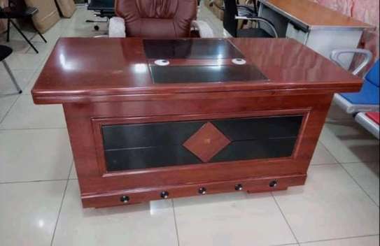 Executive mohogany office Desk image 11
