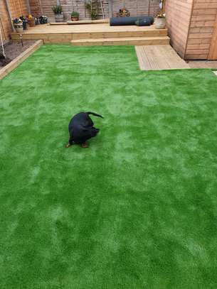 Pets play area well fitted artificial grass carpet image 1