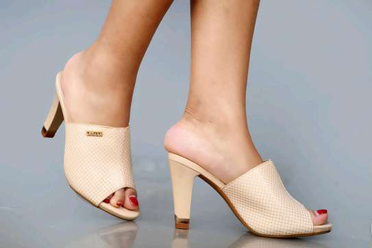 Ladies trendy open heels image 1
