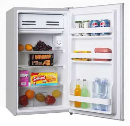 Ramtons 93 Liters Single Door Fridge, Silver image 1