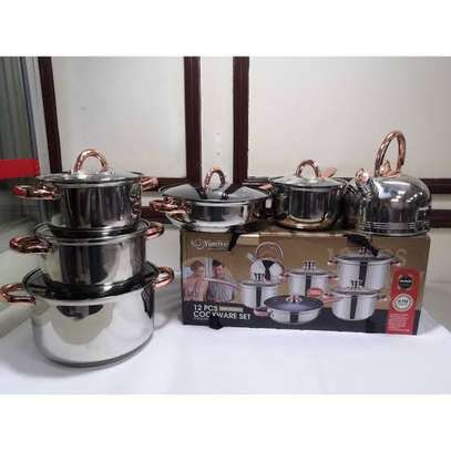 12pc Cookware with Kettle-Yimeitai image 1