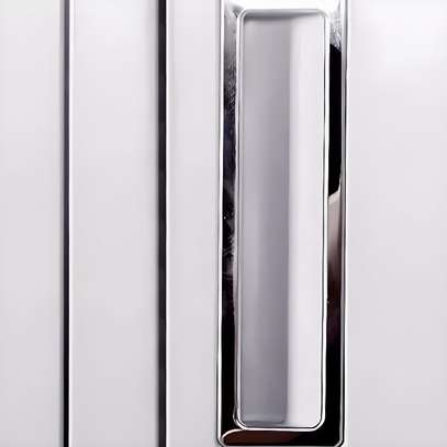 Modern Sleek Half-Glass Steel Filing Cabinet image 3