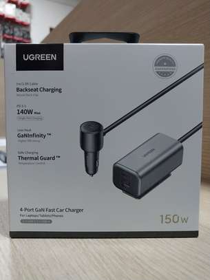 UGREEN EC706 (35571) 150W Type-C USB Car Charger Grey image 1