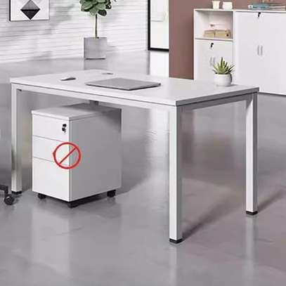 Office Workstation: Rectangle Four User Way Workstation Desk image 2