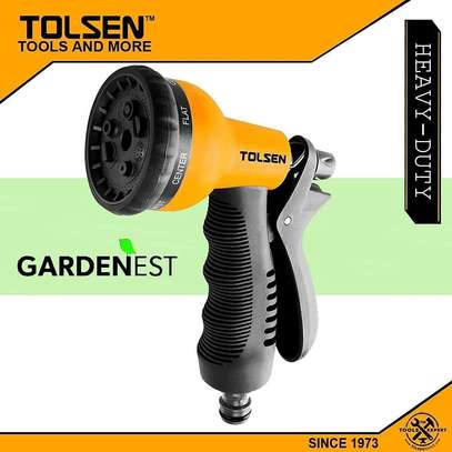 Garden Hose 8-Pattern Nozzle High Pressure Stream image 5