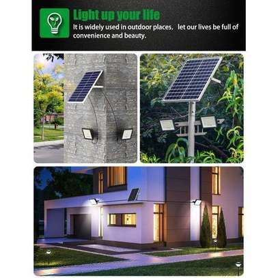 100W Outdoor Sensor And Solar FloodLight With SolarPanel And Remote Control image 4