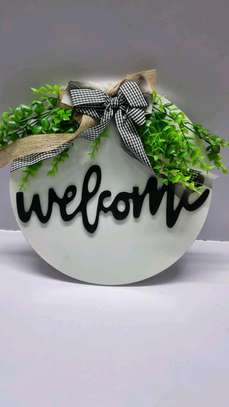*Hello,Welcome Decorative wall hanging image 1