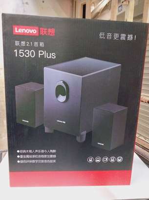 Lenovo 1530 Plus : 2.1 Solid computer speakers wooden casing image 2