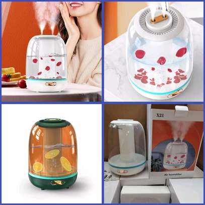 Ultrasonic Air Humidifier with Ambient Lamp image 1