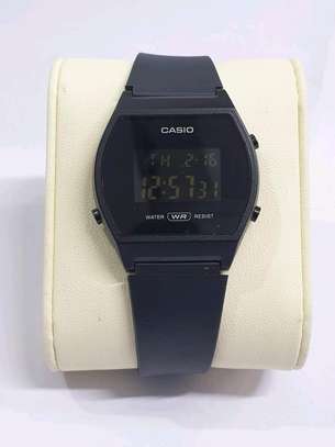 Black Rubber Strap Casio Watch image 1